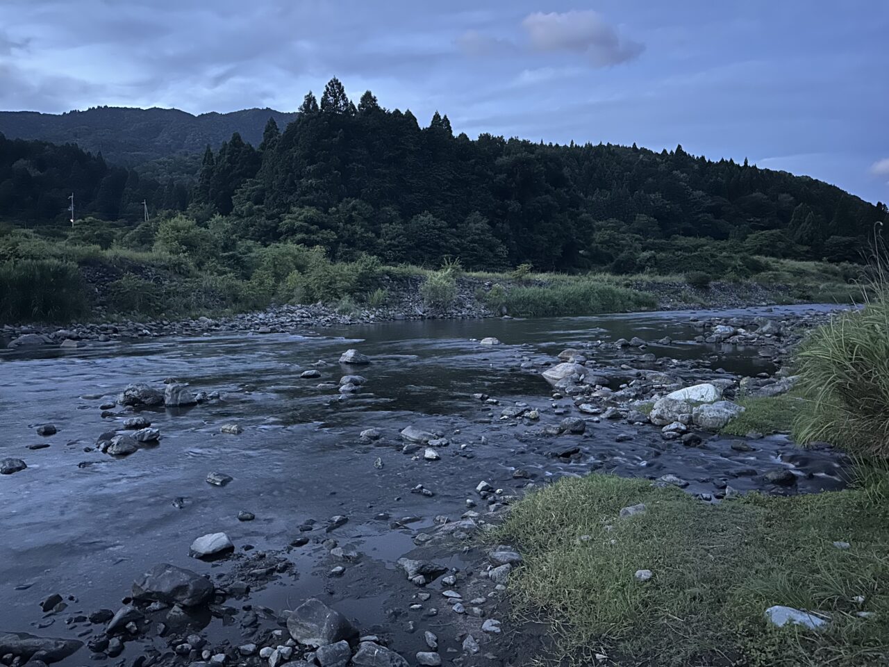 8/11 午前5時の当店前の状況