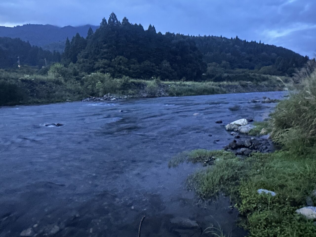 9/19 午前5時の当店前の状況