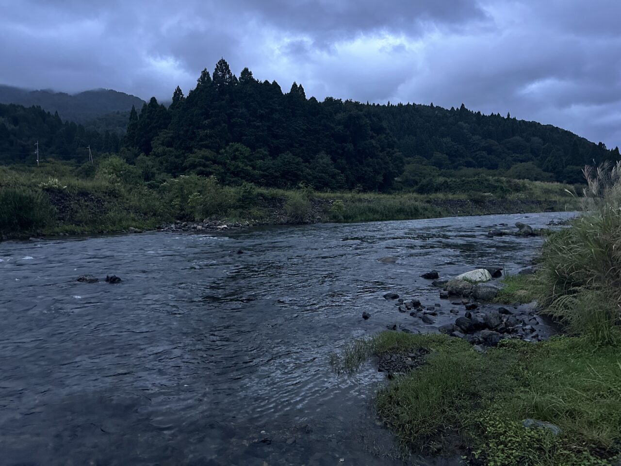 9/21 午前5時の当店前の状況